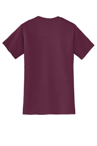 Jerzees Dri-Power 50/50 Cotton/Poly Pocket T-Shirt (Maroon)
