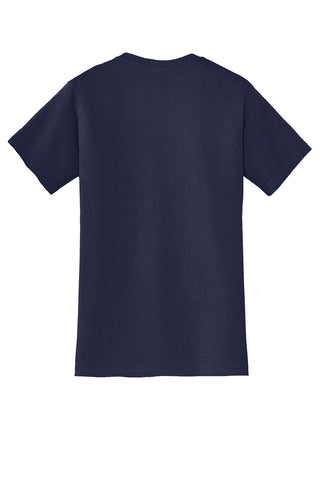 Jerzees Dri-Power 50/50 Cotton/Poly Pocket T-Shirt (Navy)