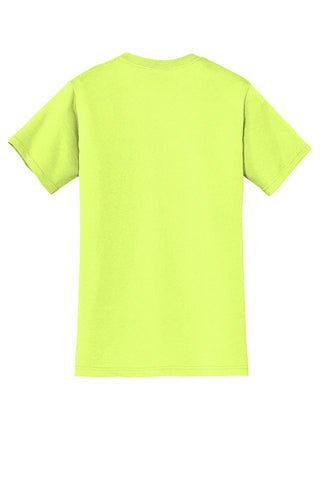 Jerzees Dri-Power 50/50 Cotton/Poly Pocket T-Shirt (Safety Green)