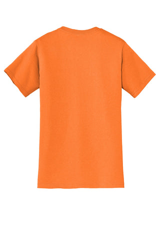 Jerzees Dri-Power 50/50 Cotton/Poly Pocket T-Shirt (Safety Orange)