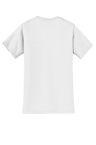 Jerzees Dri-Power 50/50 Cotton/Poly Pocket T-Shirt (White)