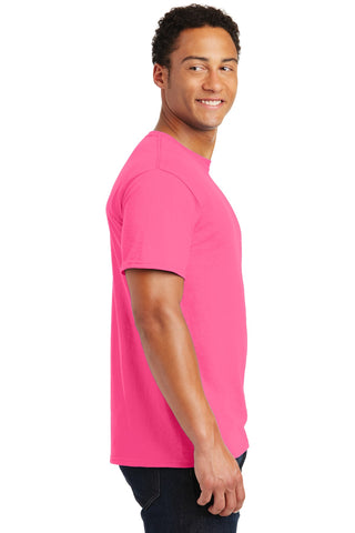 Jerzees Dri-Power 50/50 Cotton/Poly T-Shirt (Neon Pink)