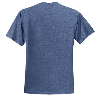 Jerzees Dri-Power 50/50 Cotton/Poly T-Shirt (Vintage Heather Blue)