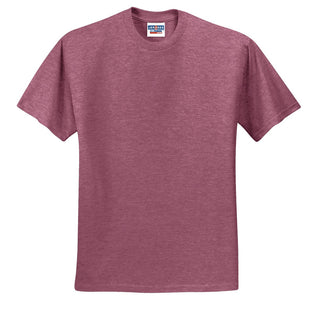 Jerzees Dri-Power 50/50 Cotton/Poly T-Shirt (Vintage Heather Maroon)