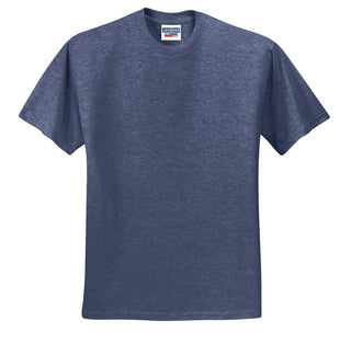 Jerzees Dri-Power 50/50 Cotton/Poly T-Shirt (Vintage Heather Navy)