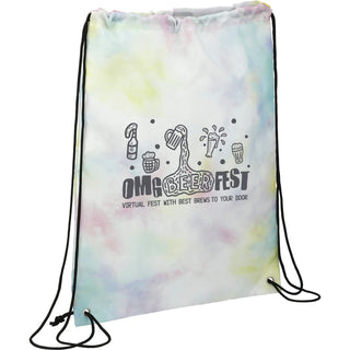 Printwear Tie Dyed Drawstring Bag (Multi-Colored)