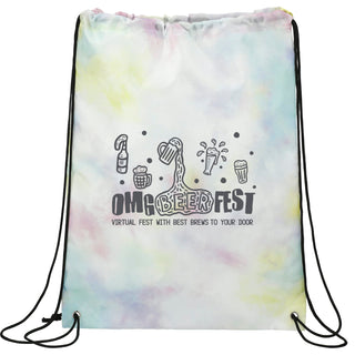 Printwear Tie Dyed Drawstring Bag (Multi-Colored)