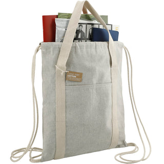 Printwear Repose 5oz. Recycled Cotton Drawstring Bag (Natural)