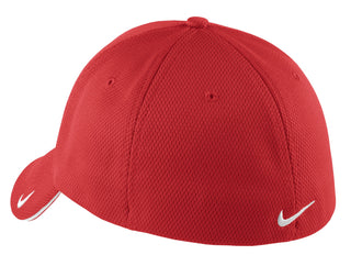 Nike Dri-FIT Mesh Swoosh Flex Sandwich Cap (Sport Red)