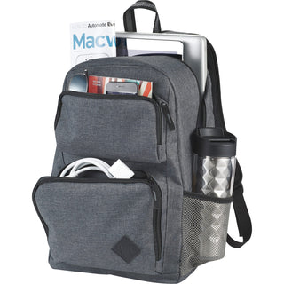 Printwear Graphite Deluxe 15" Computer Backpack (Charcoal)