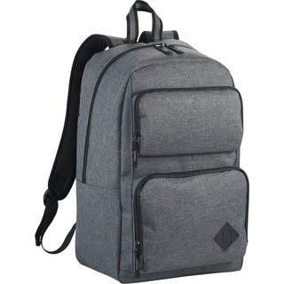 Printwear Graphite Deluxe 15" Computer Backpack (Charcoal)