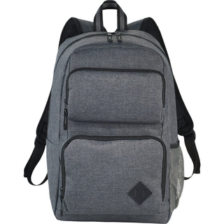 Printwear Graphite Deluxe 15" Computer Backpack (Charcoal)