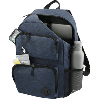 Printwear Graphite Deluxe 15" Computer Backpack (Navy)