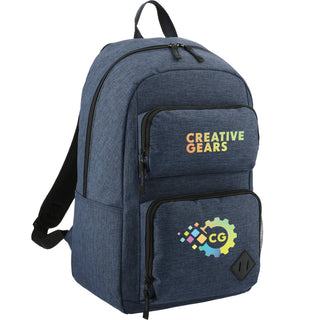 Printwear Graphite Deluxe 15" Computer Backpack (Navy)