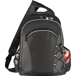 Printwear Summit TSA 15" Computer Sling Backpack (Black)