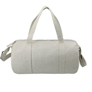 Printwear Repose 10oz Recycled Cotton Barrel Duffel (Gray)