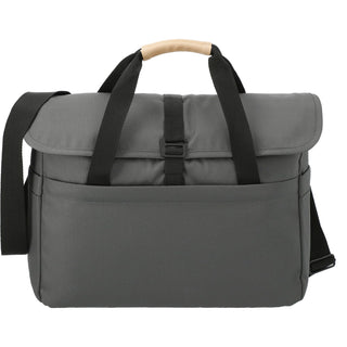 Printwear Aft Recycled 15" Computer Messenger Bag (Charcoal)