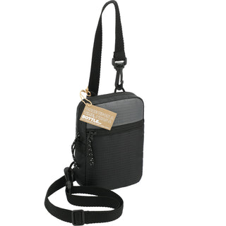 Printwear NBN Trailhead Recycled Crossbody Pouch (Black/Gray)