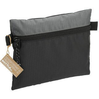 Printwear NBN Trailhead Recycled Zip Pouch (Black/Gray)