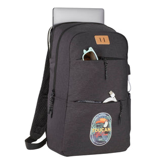 Printwear NBN Linden 15" Computer Backpack (Charcoal)