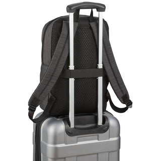 Printwear NBN Whitby Slim 15" Computer Backpack w/ USB Port (Charcoal)