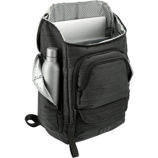 Printwear NBN Whitby 15" Computer Backpack w/ USB Port (Charcoal)