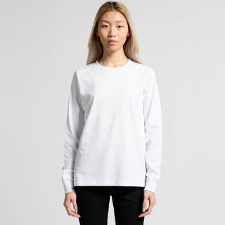 AS Colour Womens Maple L/S Tee (White)