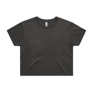 AS Colour Womens Crop Tee (Faded Black)