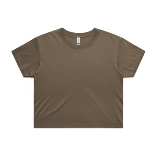 AS Colour Womens Crop Tee (Faded Walnut)