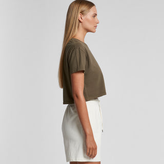 AS Colour Womens Crop Tee (Faded Walnut)