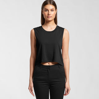 AS Colour Womens Crop Tank (Black)