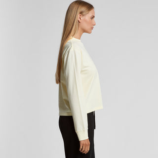 AS Colour Womens Mock L/S Tee (Butter)