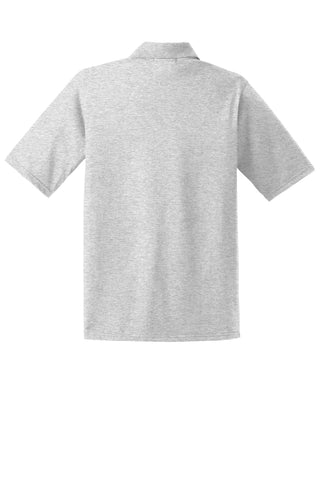 Jerzees SpotShield 5.4-Ounce Jersey Knit Sport Shirt with Pocket (Ash)