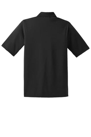 Jerzees SpotShield 5.4-Ounce Jersey Knit Sport Shirt with Pocket (Black)