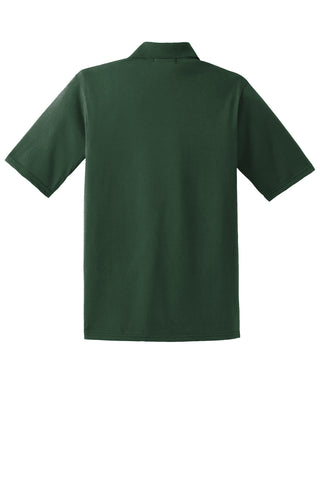 Jerzees SpotShield 5.4-Ounce Jersey Knit Sport Shirt with Pocket (Forest Green)