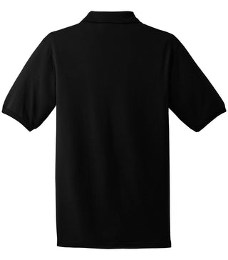 Jerzees SpotShield 5.4-Ounce Jersey Knit Sport Shirt (Black)