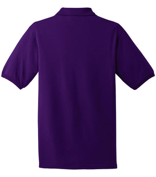 Jerzees SpotShield 5.4-Ounce Jersey Knit Sport Shirt (Deep Purple)