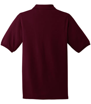 Jerzees SpotShield 5.4-Ounce Jersey Knit Sport Shirt (Maroon)