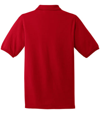 Jerzees SpotShield 5.4-Ounce Jersey Knit Sport Shirt (True Red)