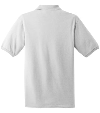 Jerzees SpotShield 5.4-Ounce Jersey Knit Sport Shirt (White)