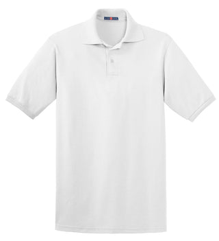 Jerzees SpotShield 5.4-Ounce Jersey Knit Sport Shirt (White)