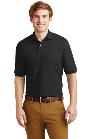 Jerzees SpotShield 5.4-Ounce Jersey Knit Sport Shirt (Black)