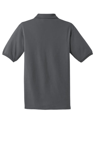 Jerzees SpotShield 5.4-Ounce Jersey Knit Sport Shirt (Charcoal Grey)