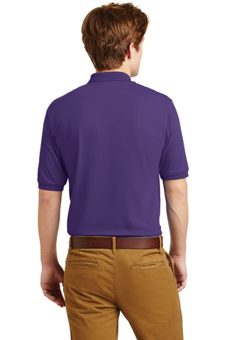 Jerzees SpotShield 5.4-Ounce Jersey Knit Sport Shirt (Deep Purple)