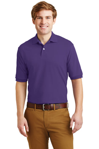 Jerzees SpotShield 5.4-Ounce Jersey Knit Sport Shirt (Deep Purple)