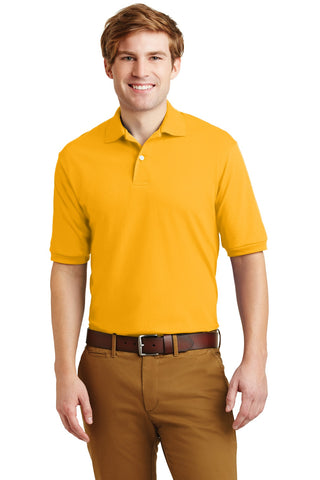 Jerzees SpotShield 5.4-Ounce Jersey Knit Sport Shirt (Gold)