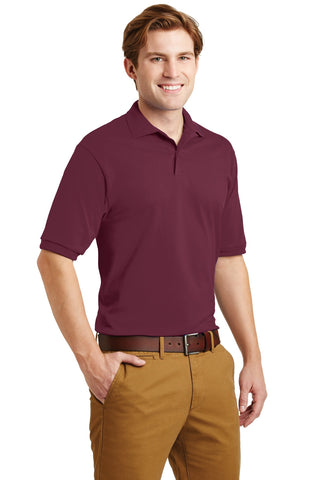 Jerzees SpotShield 5.4-Ounce Jersey Knit Sport Shirt (Maroon)