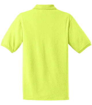 Jerzees SpotShield 5.4-Ounce Jersey Knit Sport Shirt (Safety Green)