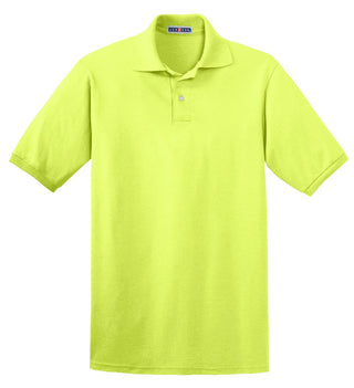 Jerzees SpotShield 5.4-Ounce Jersey Knit Sport Shirt (Safety Green)