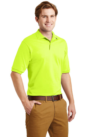 Jerzees SpotShield 5.4-Ounce Jersey Knit Sport Shirt (Safety Green)